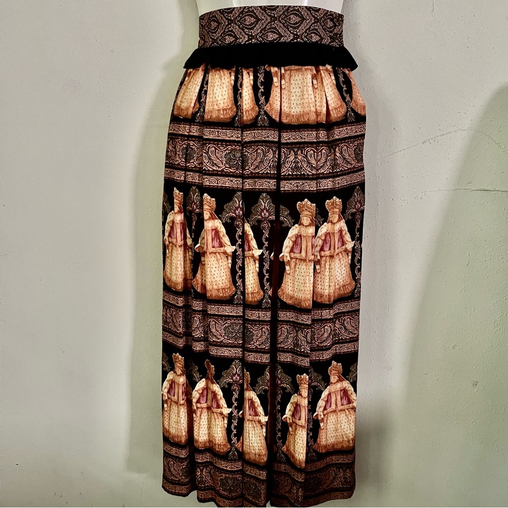A.K.F New York pleated Wide Leg Pants